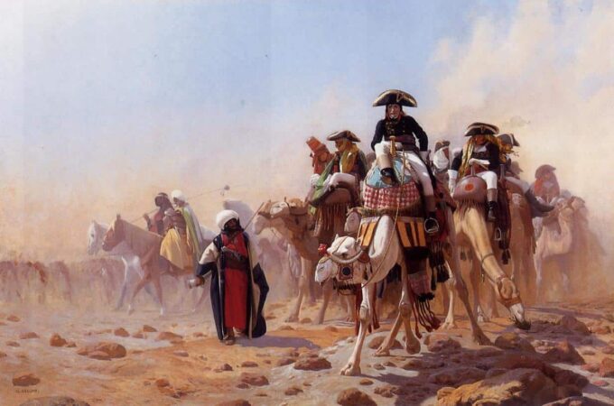 Napoleon during his campaign in Egypt - Jean-Léon Gérôme oil painting reproduction