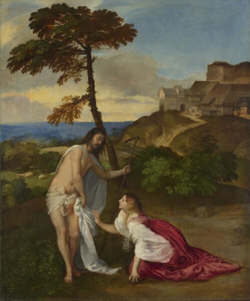 Noli me tangere - Titien - Reproductions de tableaux et peintures haut de gamme