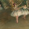 Deux danseurs sur scène - Edgar Degas - Reproductions de tableaux et peintures haut de gamme