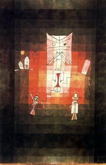 La montagne du chat sacré - Paul Klee - Reproductions de tableaux et peintures haut de gamme