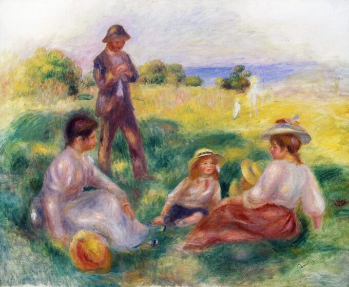 Country Festival at Berneval - Pierre-Auguste Renoir