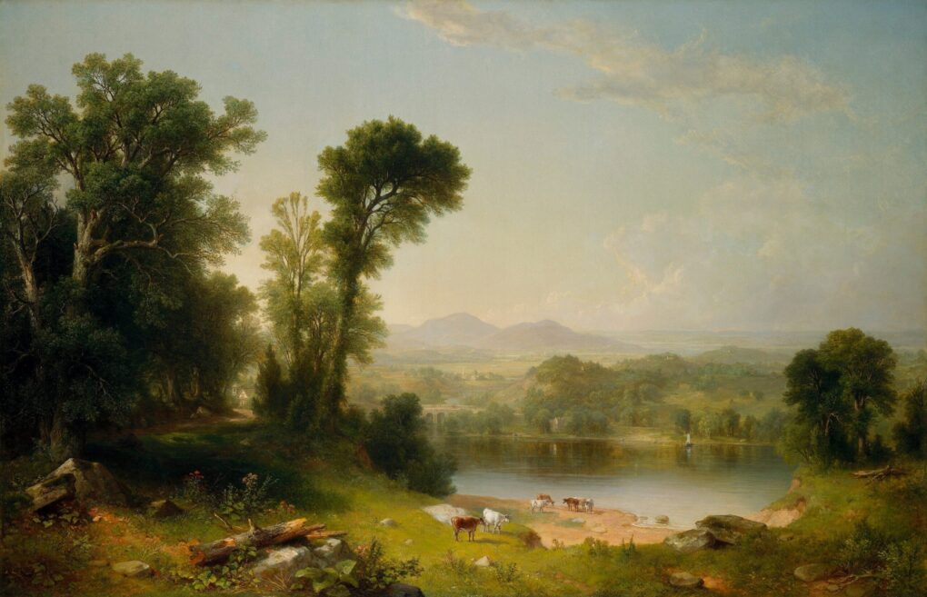 Paysage pastoral, 1861 - Asher Brown Durand - Reproductions de tableaux et peintures haut de gamme