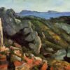 Roches à l'Estaque - Paul Cézanne - Reproductions de tableaux et peintures haut de gamme