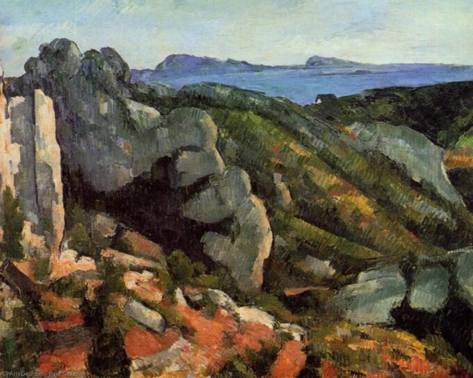 Rocks at L'Estaque - Paul Cézanne