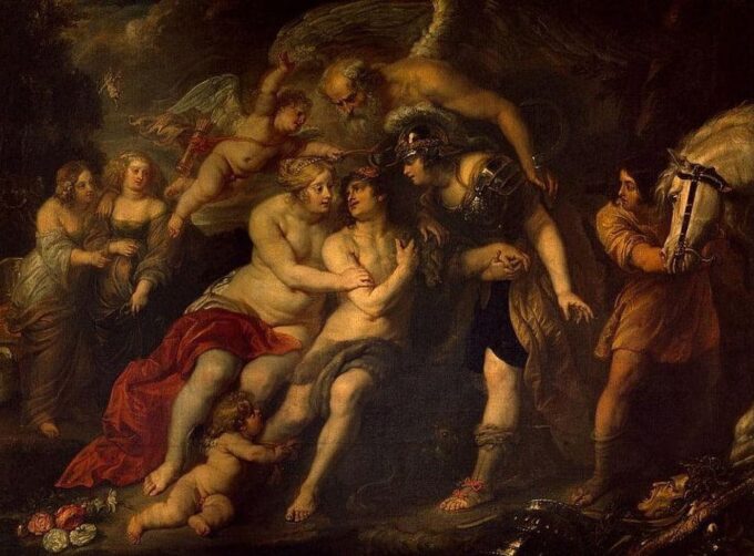 Hercule à la croisée des chemins - Peter Paul Rubens - Reproductions de tableaux et peintures haut de gamme