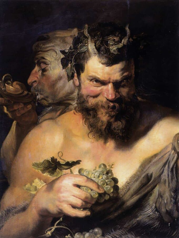 Two Satyrs - Peter Paul Rubens