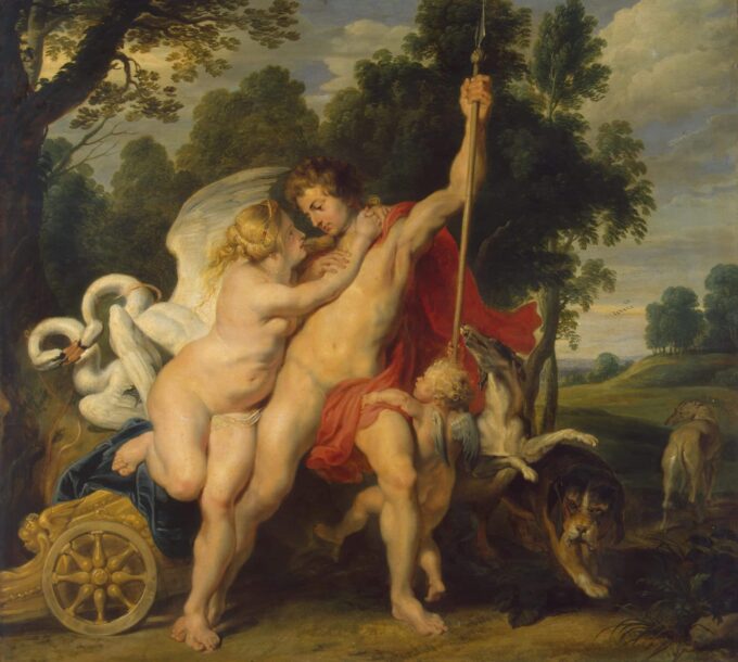 Venus and Adonis - Peter Paul Rubens