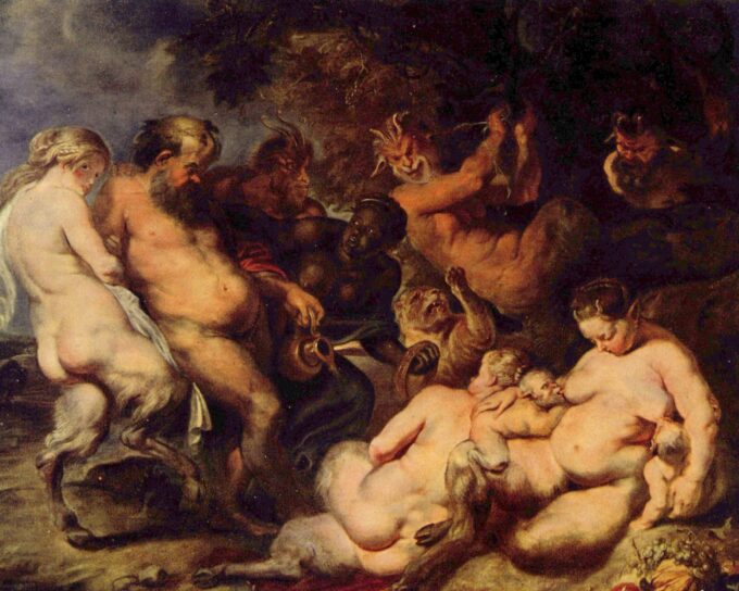 The Bacchanal - Peter Paul Rubens