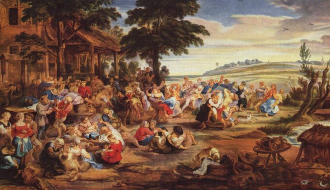 La Fête de village - Peter Paul Rubens - Reproductions de tableaux et peintures haut de gamme