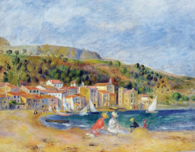 The Lavandou - Pierre-Auguste Renoir