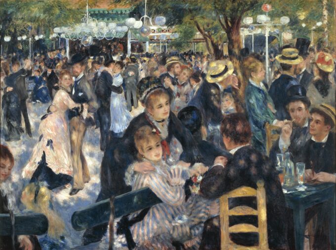 Le Bal du Moulin de la Galette - Pierre-Auguste Renoir - Reproductions de tableaux et peintures haut de gamme