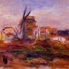 Un moulin à vent - Pierre-Auguste Renoir - Reproductions de tableaux et peintures haut de gamme