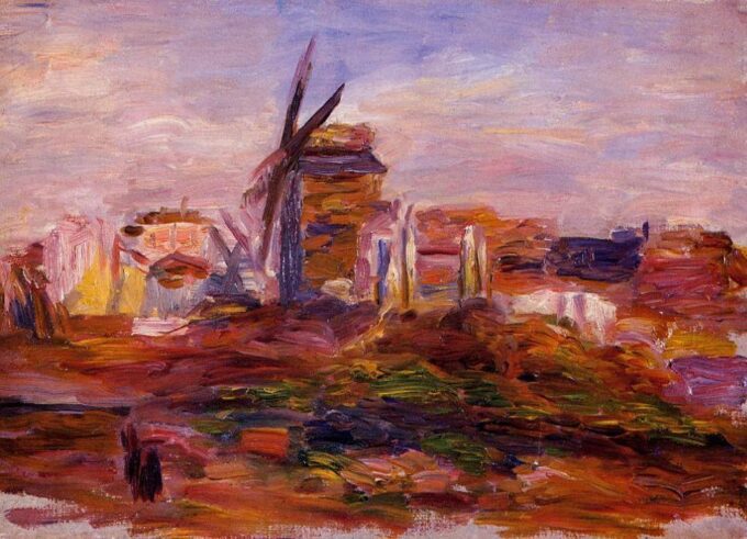 A Windmill - Pierre-Auguste Renoir