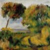 Paysage Breton Arbres et Maure - Pierre-Auguste Renoir - Reproductions de tableaux et peintures haut de gamme