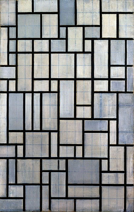 Composition with Grid 2 - Mondrian