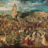 La procession au Calvaire - Pieter Brueghel l'Ancien - Reproductions de tableaux et peintures haut de gamme