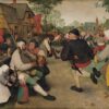 La danse paysanne - Pieter Brueghel l'Ancien - Reproductions de tableaux et peintures haut de gamme