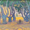 Place des Lices, St. Tropez - Paul Signac - Reproductions de tableaux et peintures haut de gamme