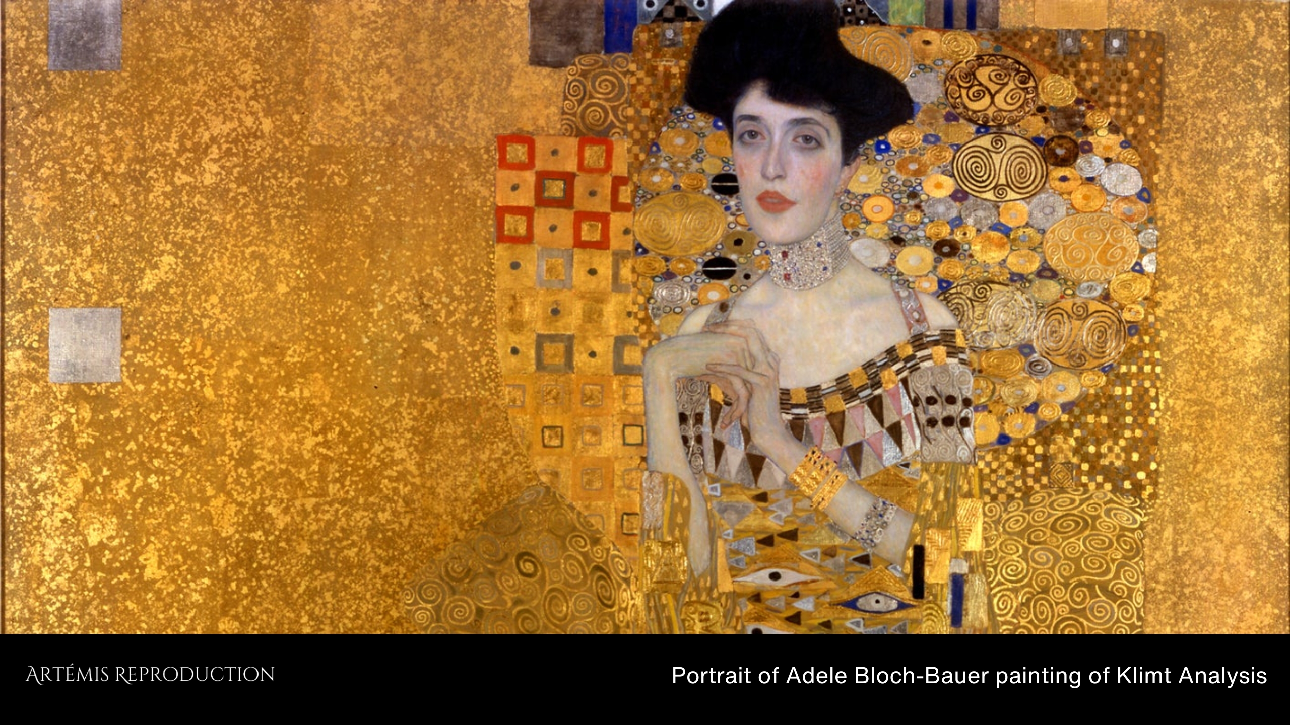 Portrait of Adele Bloch-Bauer Painting of Klimt Analysis