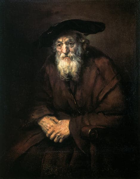 Portrait of an Old Jew - Rembrandt van Rijn