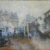 Le Pont de l'Europe, gare Saint-Lazare - Claude Monet - Reproductions de tableaux et peintures haut de gamme