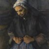 Femme âgée avec un rosaire - Paul Cézanne - Reproductions de tableaux et peintures haut de gamme