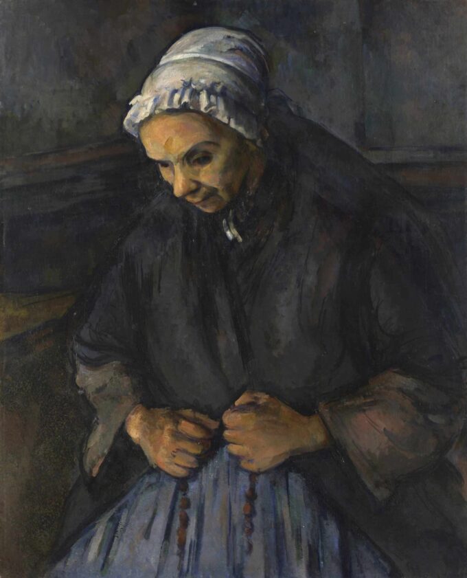 Old Woman with a Rosary - Paul Cézanne