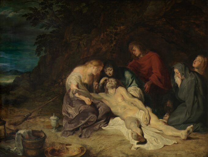 Lamentation over the Dead Christ with Saint John and the Holy Women - Peter Paul Rubens