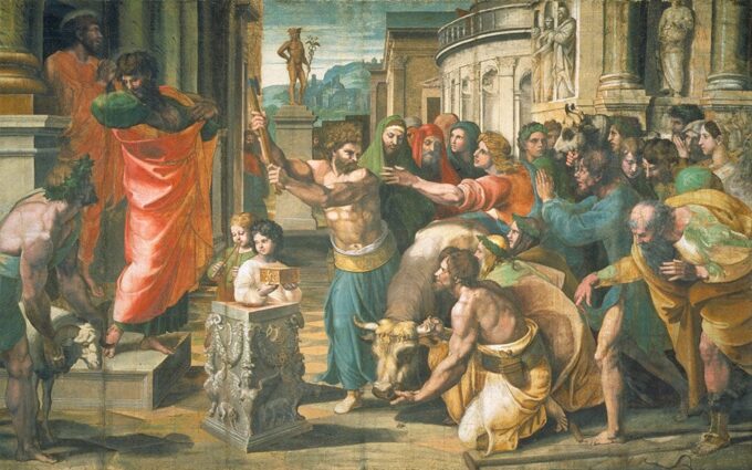 The Victim of Lystre - Raphael (painter)