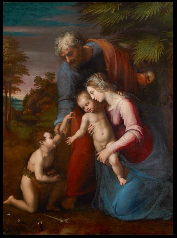 Holy Family with the Infant Saint John - Raphael (painter)