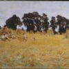 Moissonneurs se reposant dans un champ de blé - John Singer Sargent - Reproductions de tableaux et peintures haut de gamme