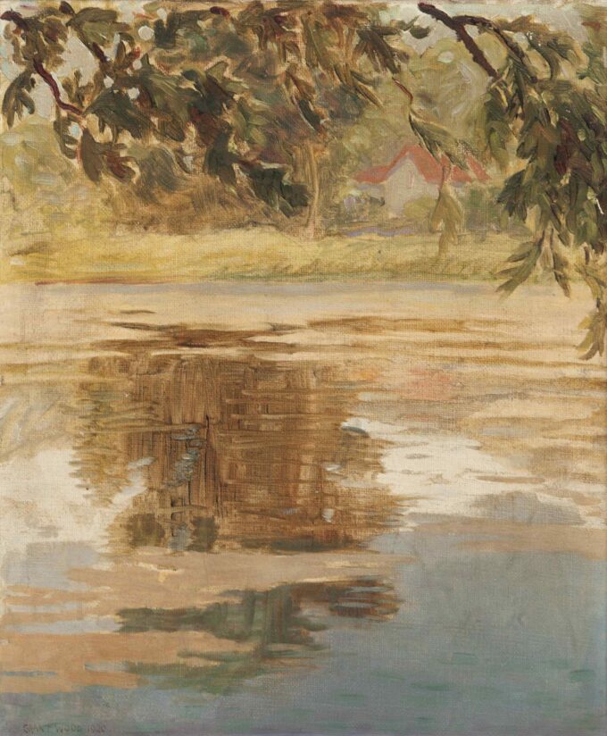 Reflections, Ville d'Avray - Grant Wood