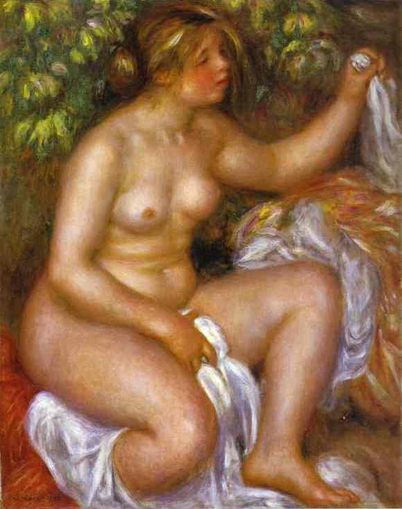 The Bathing Girl - Pierre-Auguste Renoir