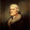 Portrait de Thomas Jefferson, 1805 - Rembrandt Peale - Reproductions de tableaux et peintures haut de gamme