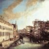 Vue de Venise : Rio dei Mendicanti - Giovanni Antonio Canal - Reproductions de tableaux et peintures haut de gamme