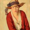 Le chapeau de plage - Robert Henri - Reproductions de tableaux et peintures haut de gamme