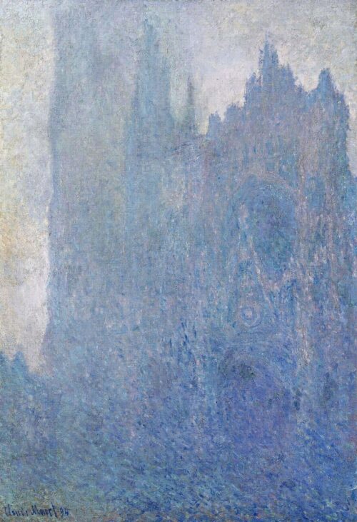 La Cathédrale de Rouen dans le brouillard (W1349) - Claude Monet - Reproductions de tableaux et peintures haut de gamme