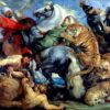 La Chasse au tigre - Peter Paul Rubens - Reproductions de tableaux et peintures haut de gamme