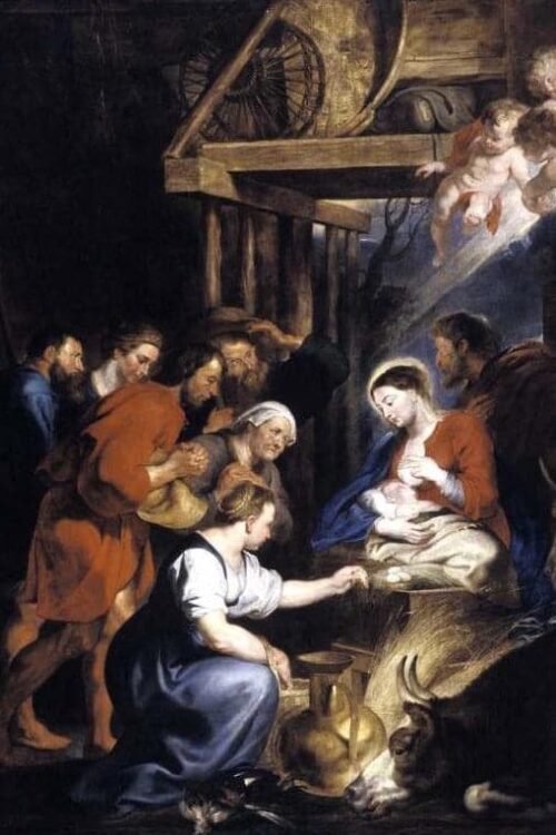 Adoration des bergers - Peter Paul Rubens - Reproductions de tableaux et peintures haut de gamme