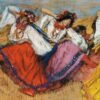 Danseuses russes - Edgar Degas - Reproductions de tableaux et peintures haut de gamme