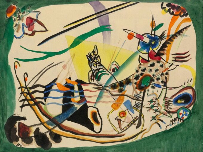 Study for the Green Border 1919 - Vassily Kandinsky