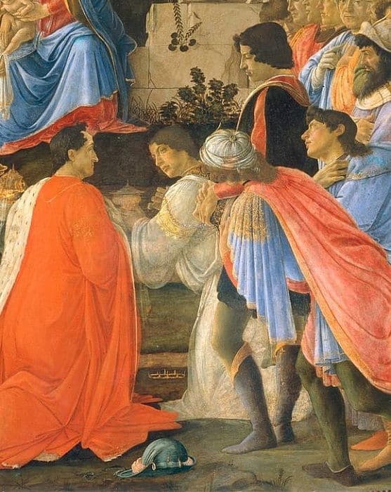 Adoration of the Kings, Det - Sandro Botticelli