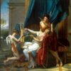 Sappho et Phaon - Jacques-Louis David - Reproductions de tableaux et peintures haut de gamme