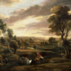 Vaste paysage boisé - Peter Paul Rubens - Reproductions de tableaux et peintures haut de gamme