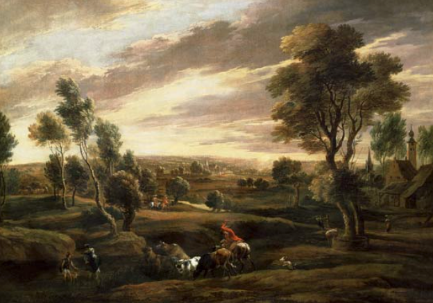 Vast Wooded Landscape - Peter Paul Rubens