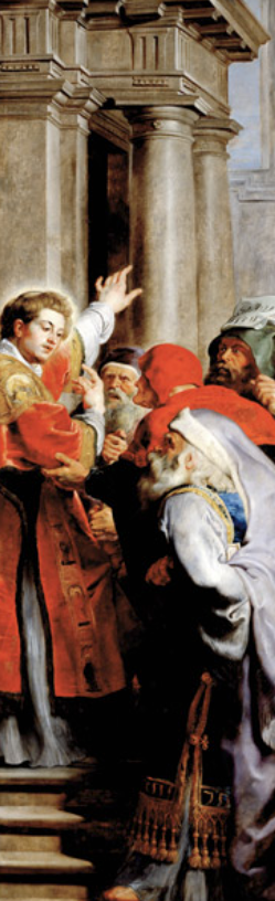 Saint Stephen Preaching, after the Triptych of Saint Stephen - Peter Paul Rubens