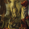 Triptyque représentant la Transfiguration, Jésus apparaissant à ses disciples avec les SS. Jérôme et Augustin - Sandro Botticelli - Reproductions de tableaux et peintures haut de gamme