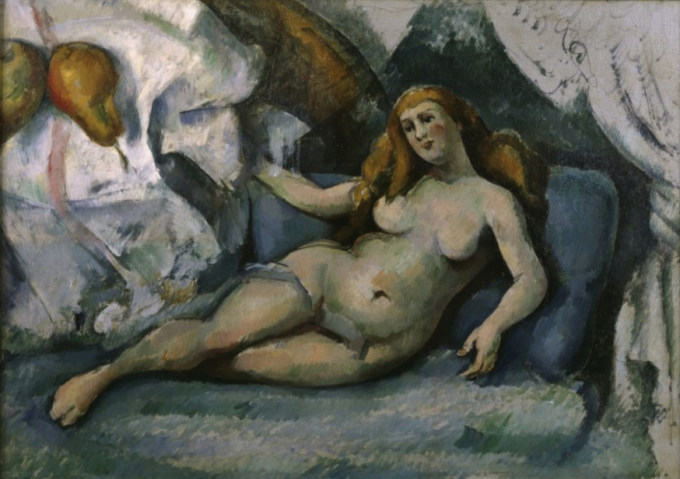 Nude Lying Down - Paul Cézanne