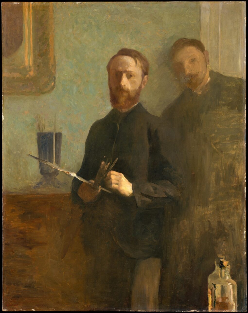 Autoportrait avec Waroquy - Édouard Vuillard - Reproductions de tableaux et peintures haut de gamme