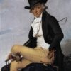 Portrait de pierre seriziat- Jacques-Louis David - Reproductions de tableaux et peintures haut de gamme